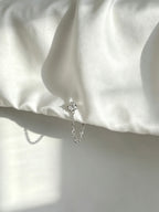 Dainty Chain Drop Stud Earrings