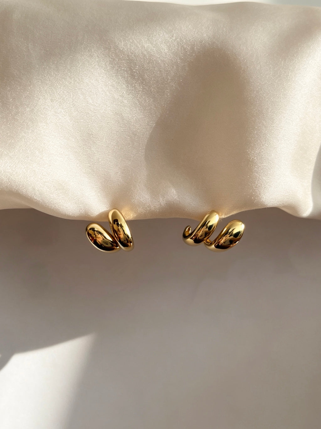 2-in-1 Detachable Double Drop Stud Earrings
