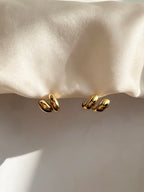 2-in-1 Detachable Double Drop Stud Earrings