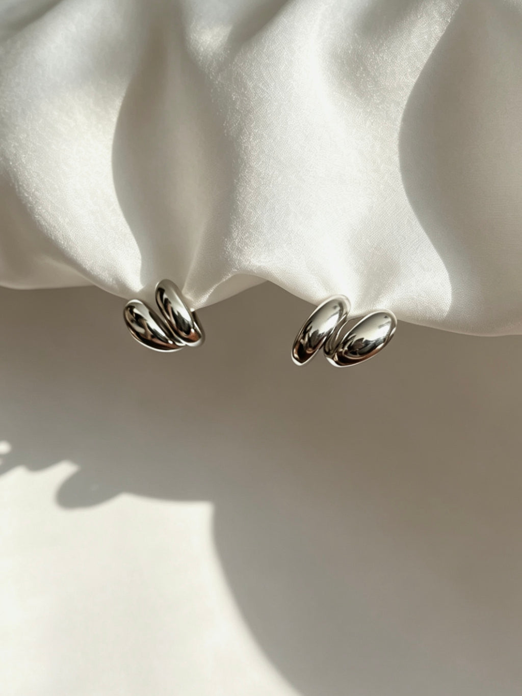 2-in-1 Detachable Double Drop Stud Earrings