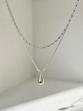 Tide Drop Layered Necklace